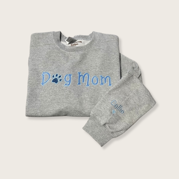 Personalized Dog Mom Sweatshirt